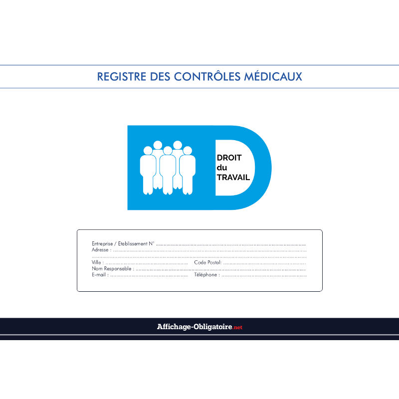 Registre médical - contrôles médicaux