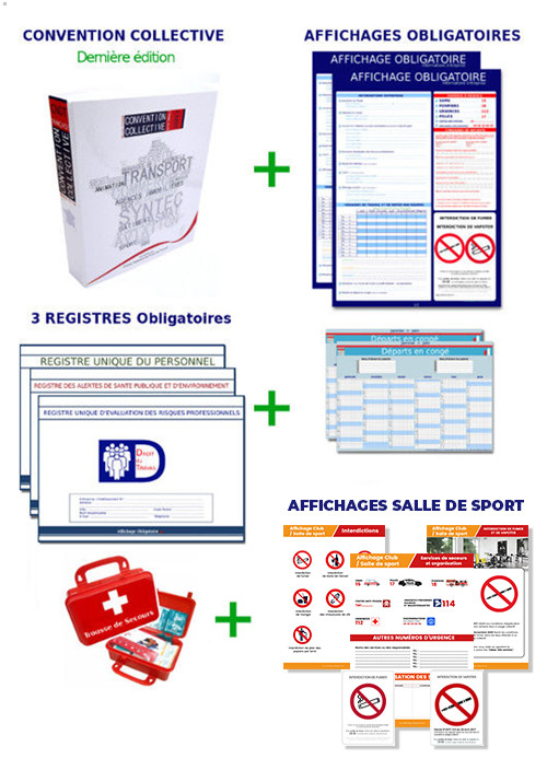 PACK mise en conformité intégral SPECIAL SALLE DE SPORT 2025, toutes obligations
