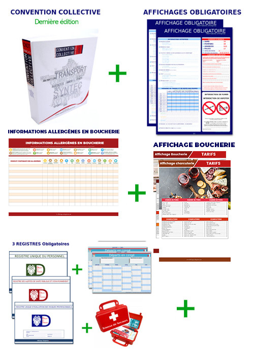 PACK mise en conformité intégral SPECIAL Boucherie Charcuterie 2025, toutes obligations