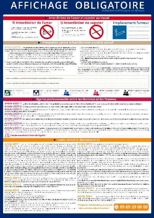 Pack Affichage Obligatoire entreprise
