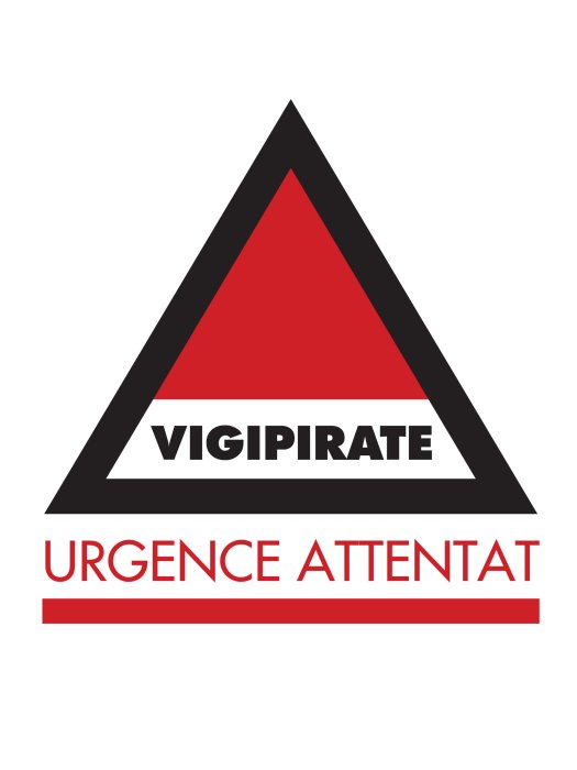 Affiche Vigipirate Urgence Attentat - A4 Plastifiée